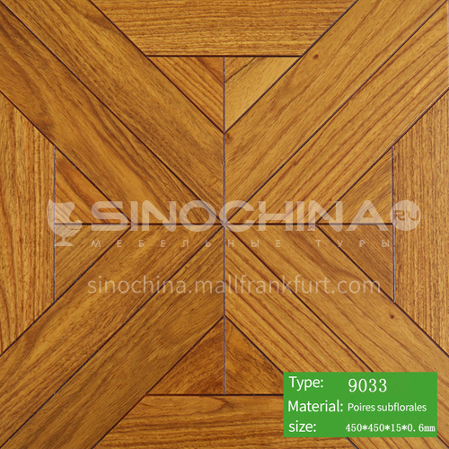 15mm multi-layer solid wood art parquet floor 9033